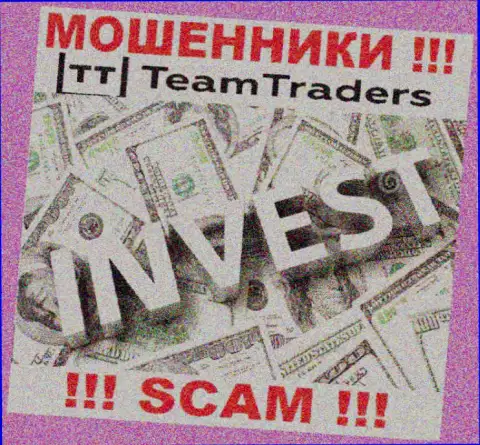 Будьте крайне бдительны ! Team Traders это однозначно мошенники !!! Их работа противоправна