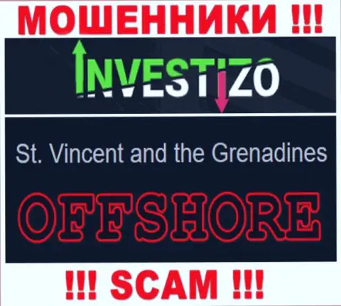 Так как Инвестицо имеют регистрацию на территории St. Vincent and the Grenadines, слитые вложения от них не забрать