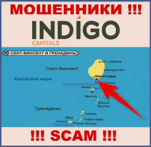 Мошенники Indigo Capitals пустили свои корни на оффшорной территории - Kingstown, St Vincent and the Grenadines