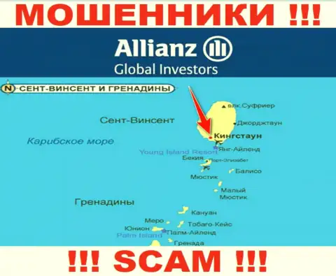 AllianzGI Ru Com свободно оставляют без средств, так как расположены на территории - Kingstown, St. Vincent and the Grenadines