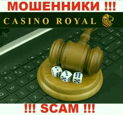 Вы не возвратите денежные средства, отправленные в контору RoyallCassino это internet мошенники !!! У них нет регулятора
