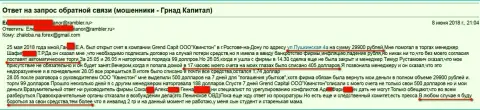 Мошенники из дочерней конторы ГрандКапитал в Ростове (ООО Квинстон) так же продолжают обманывать forex трейдеров на финансовые средства