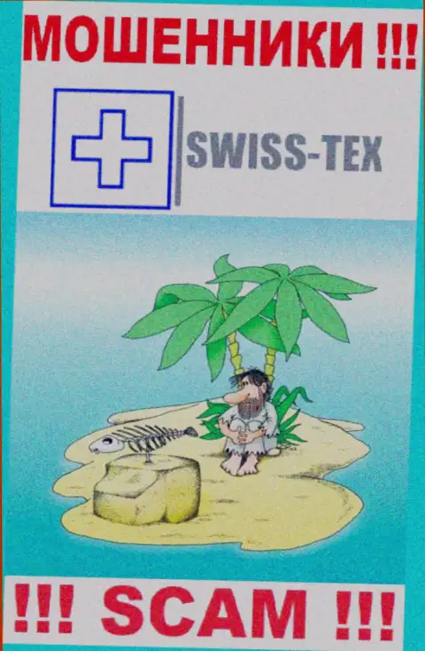 На веб-сервисе Swiss Tex тщательно прячут информацию относительно адреса организации