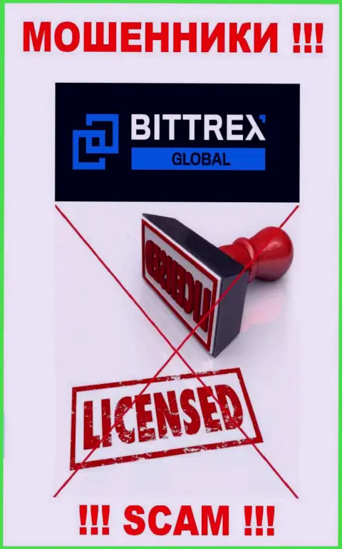 У компании Bittrex Com НЕТ ЛИЦЕНЗИИ, а значит занимаются мошенническими комбинациями