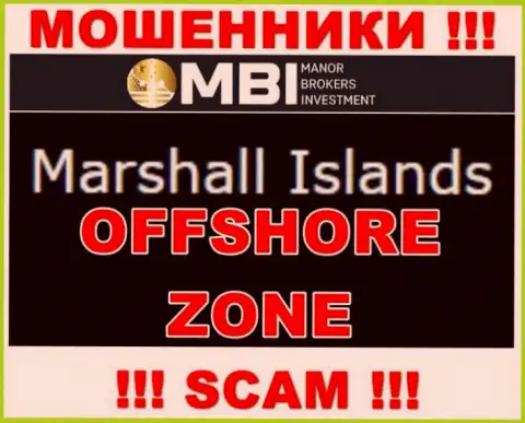 Компания Манор Брокерс Инвестмент - это интернет-мошенники, находятся на территории Marshall Islands, а это офшор