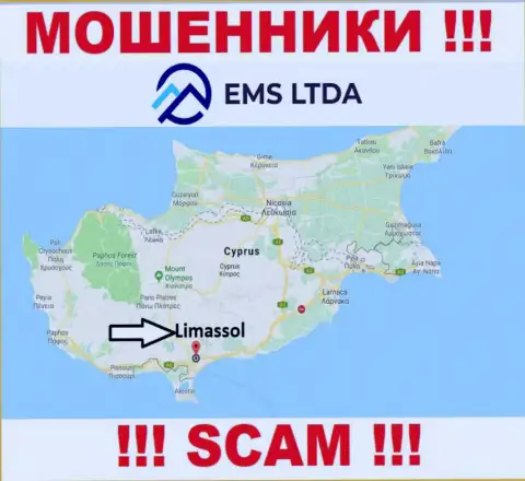 Мошенники EMSLTDA расположились на офшорной территории - Limassol, Cyprus