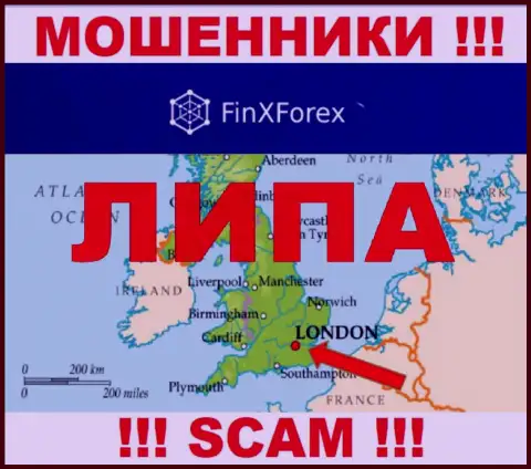 Ни одного слова правды касательно юрисдикции FinXForex на интернет-сервисе компании нет - это мошенники