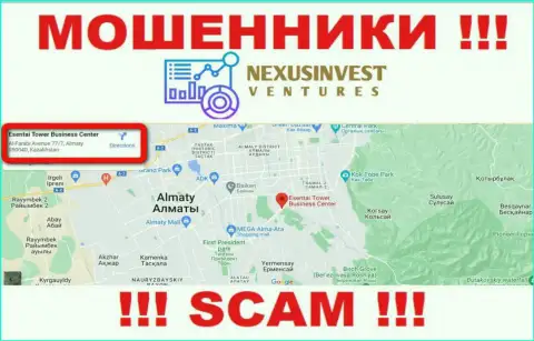 Слишком опасно отправлять денежные активы NexusInvestCorp !!! Данные мошенники разместили ненастоящий адрес